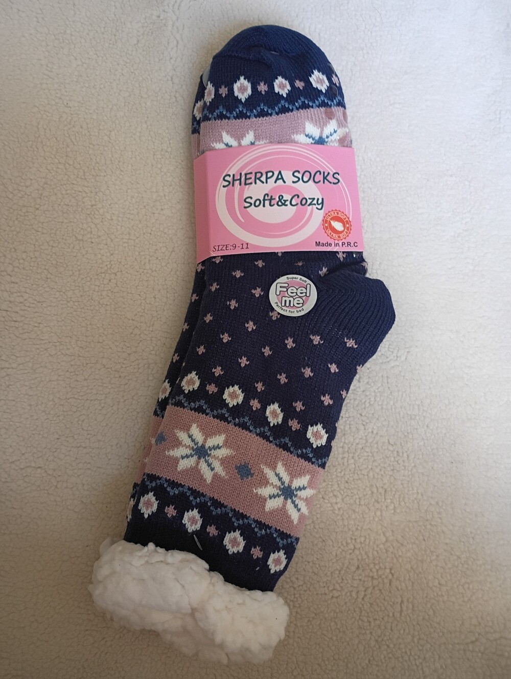 Sherpa Socks Soft & Cozy- Various Colors/Designs - Picture 5 of 10
